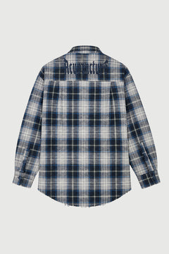 FLANNEL JACKET GREEN/BLUE – Bild 4