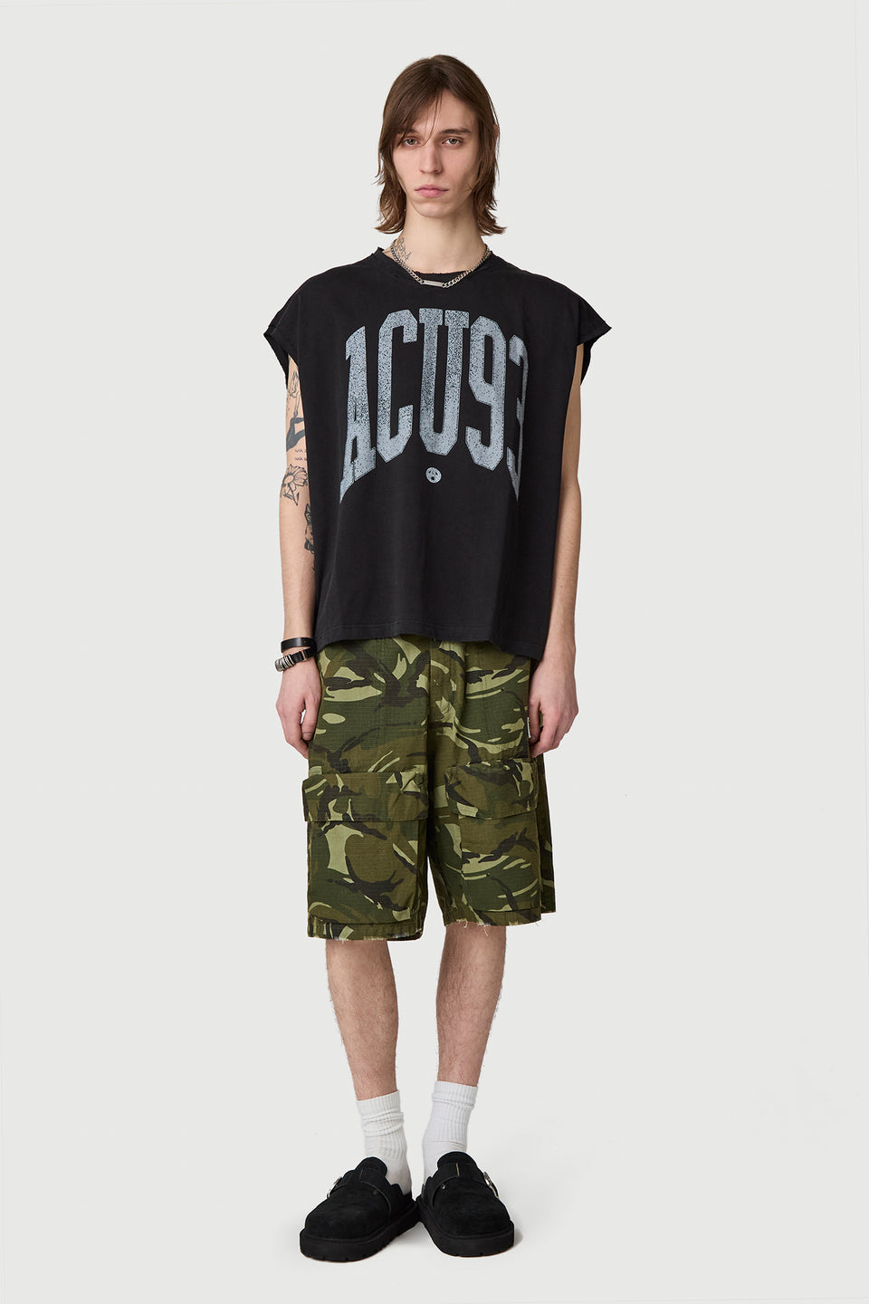 METAL CARGO SHORTS CAMOUFLAGE
