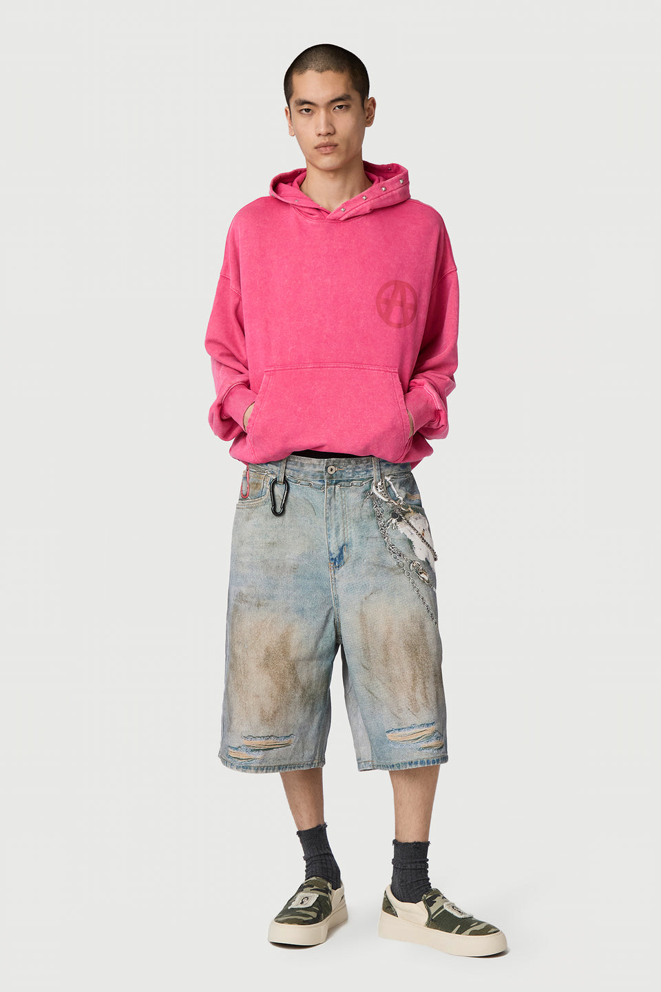 OCEAN FRONT SHORTS DENIM BLUE
