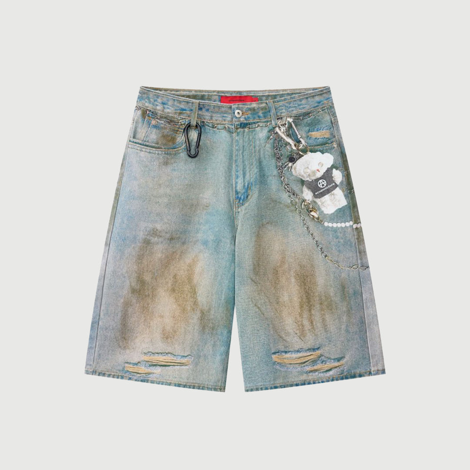 OCEAN FRONT SHORTS DENIM BLUE