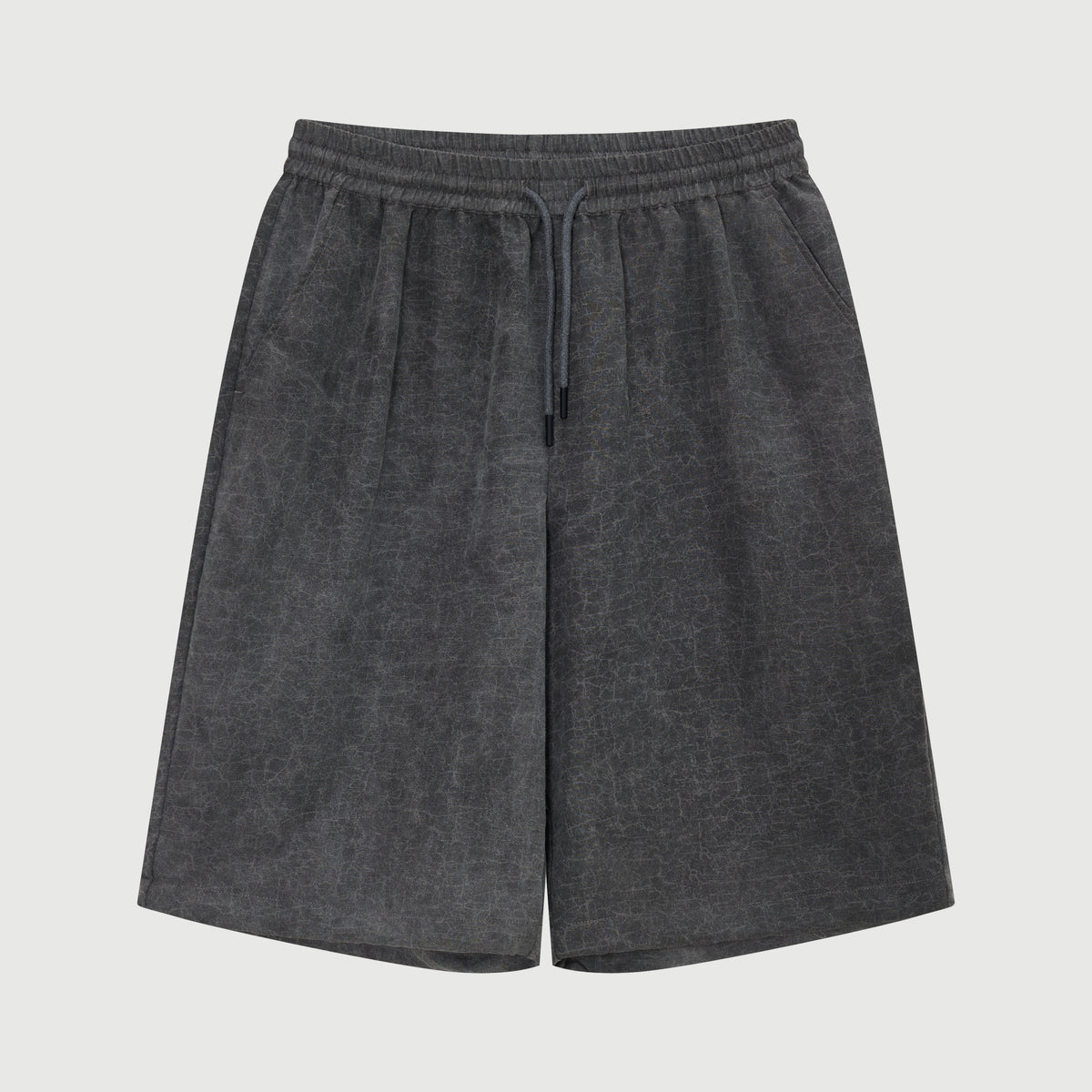 CRACKED SHORTS MARBLE GREY