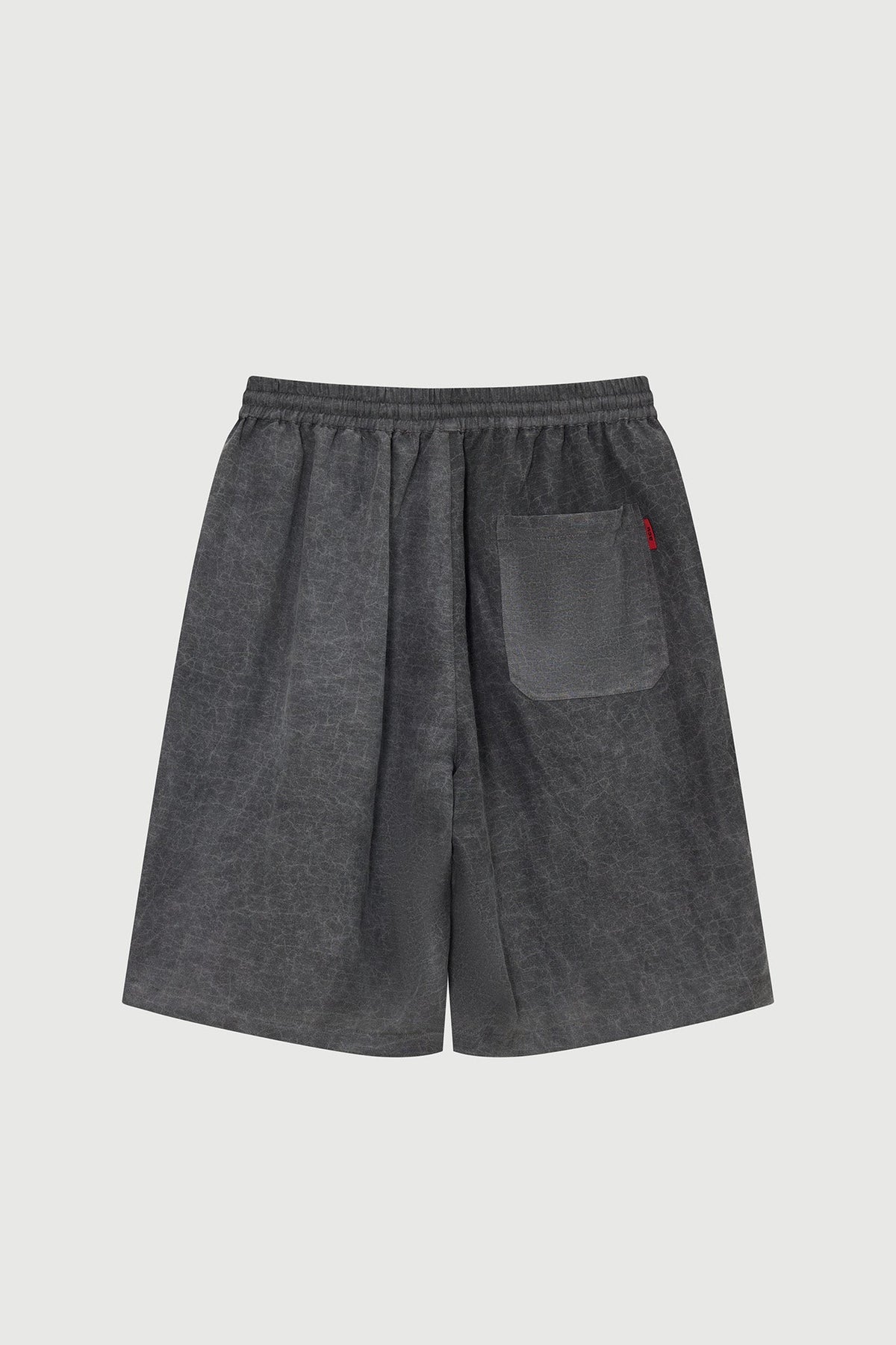 CRACKED SHORTS MARBLE GREY