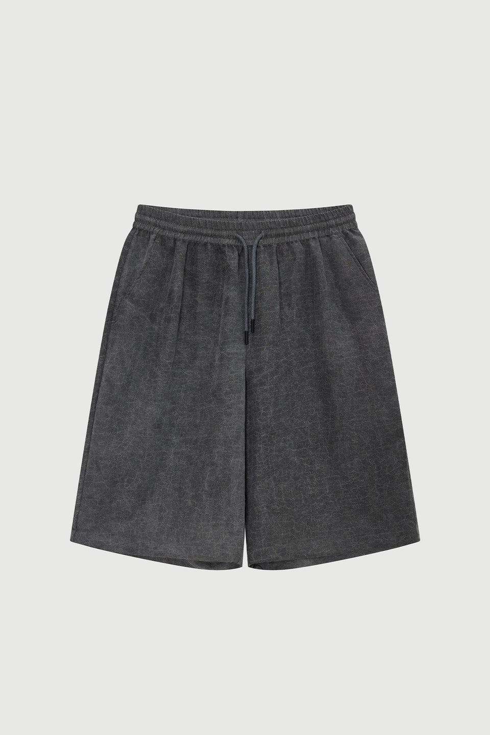 CRACKED SHORTS MARBLE GREY