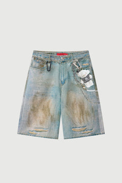 OCEAN FRONT SHORTS DENIM BLUE – Bild 2